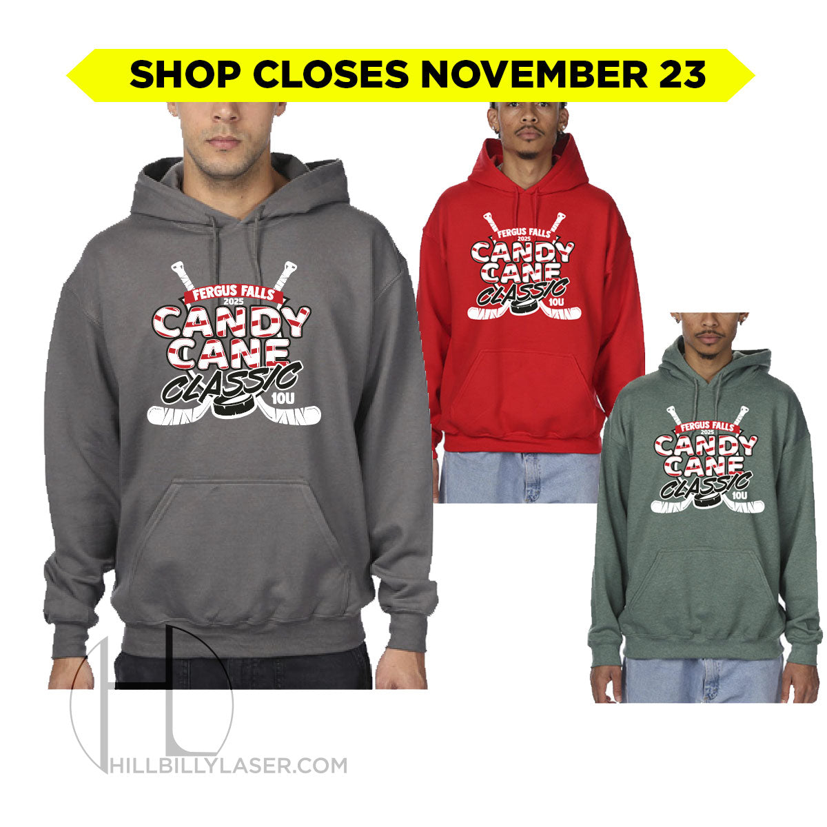 10U Hockey • Hoodie Sweatshirt (adult)