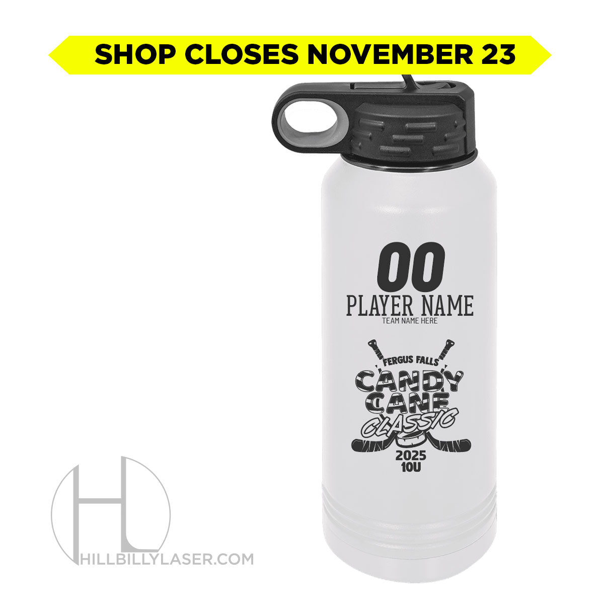 10U Hockey • Water Bottle