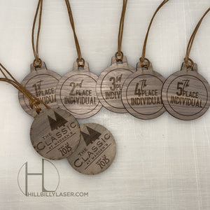 Bag Tag - Wood - Hillbilly Laser