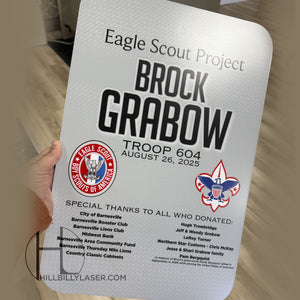 Parking Sign - Hillbilly Laser