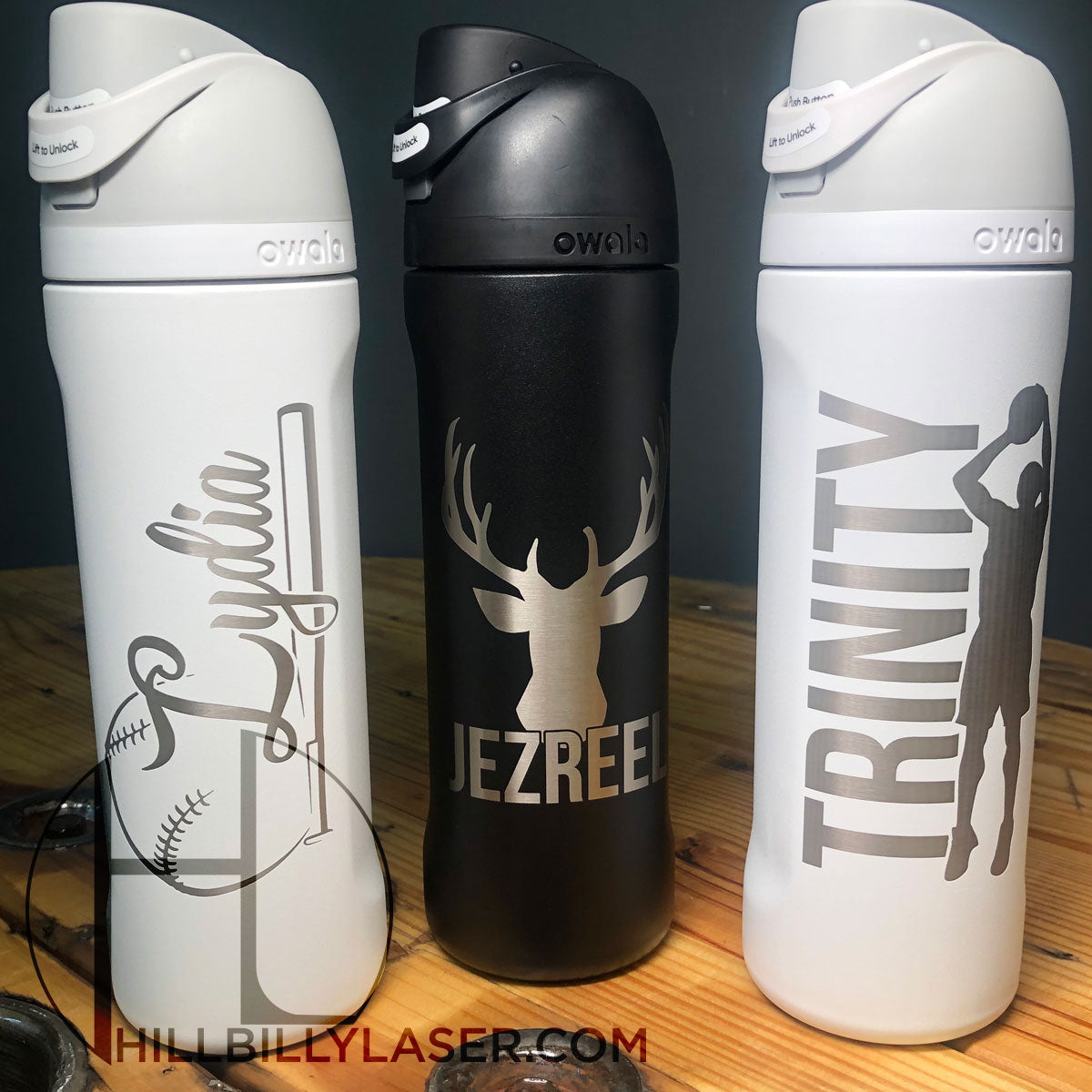 BULK Owala Freesip 24oz Personalized Water Bottle Insulated