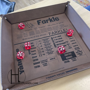 Farkle + Yahtzee Snap Tray