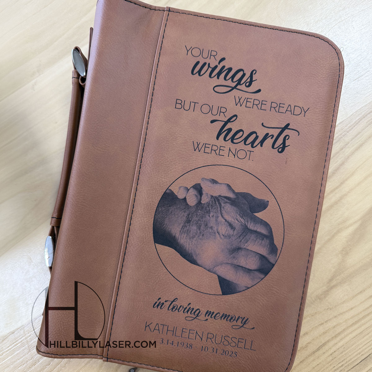 Custom Lasered Bible Cover - Hillbilly Laser