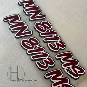 Boat Decals - Hillbilly Laser