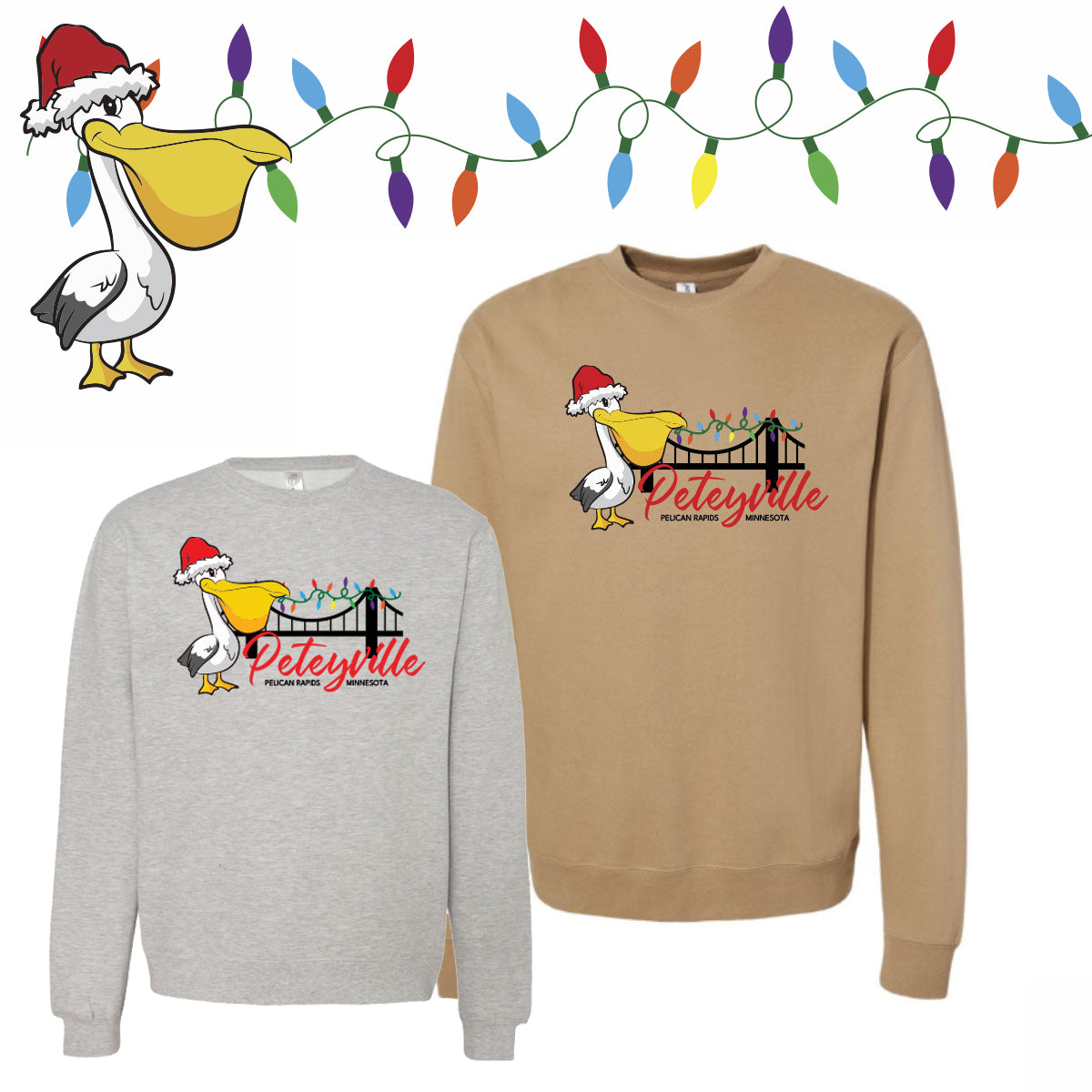 Peteyville 2025 • Crew Sweatshirt