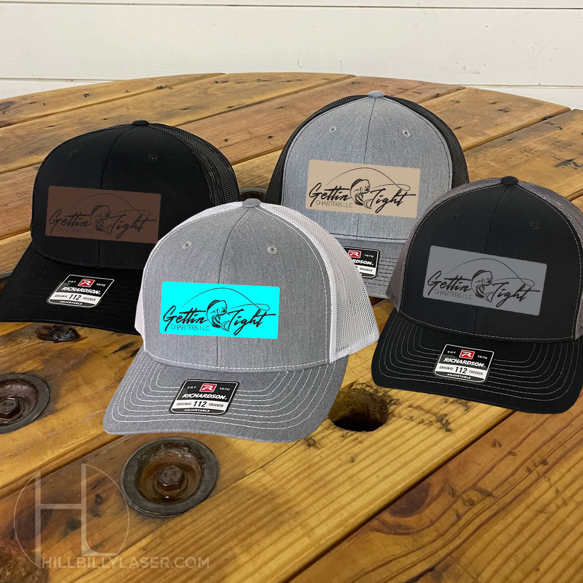 Gettin' Tight Charters - Richardson Hat - Hillbilly Laser