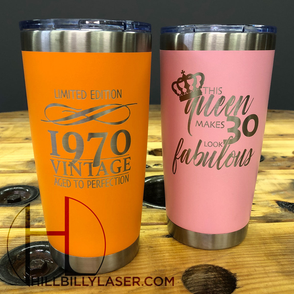 Personalized 20 oz Tumbler – Ginger Squared
