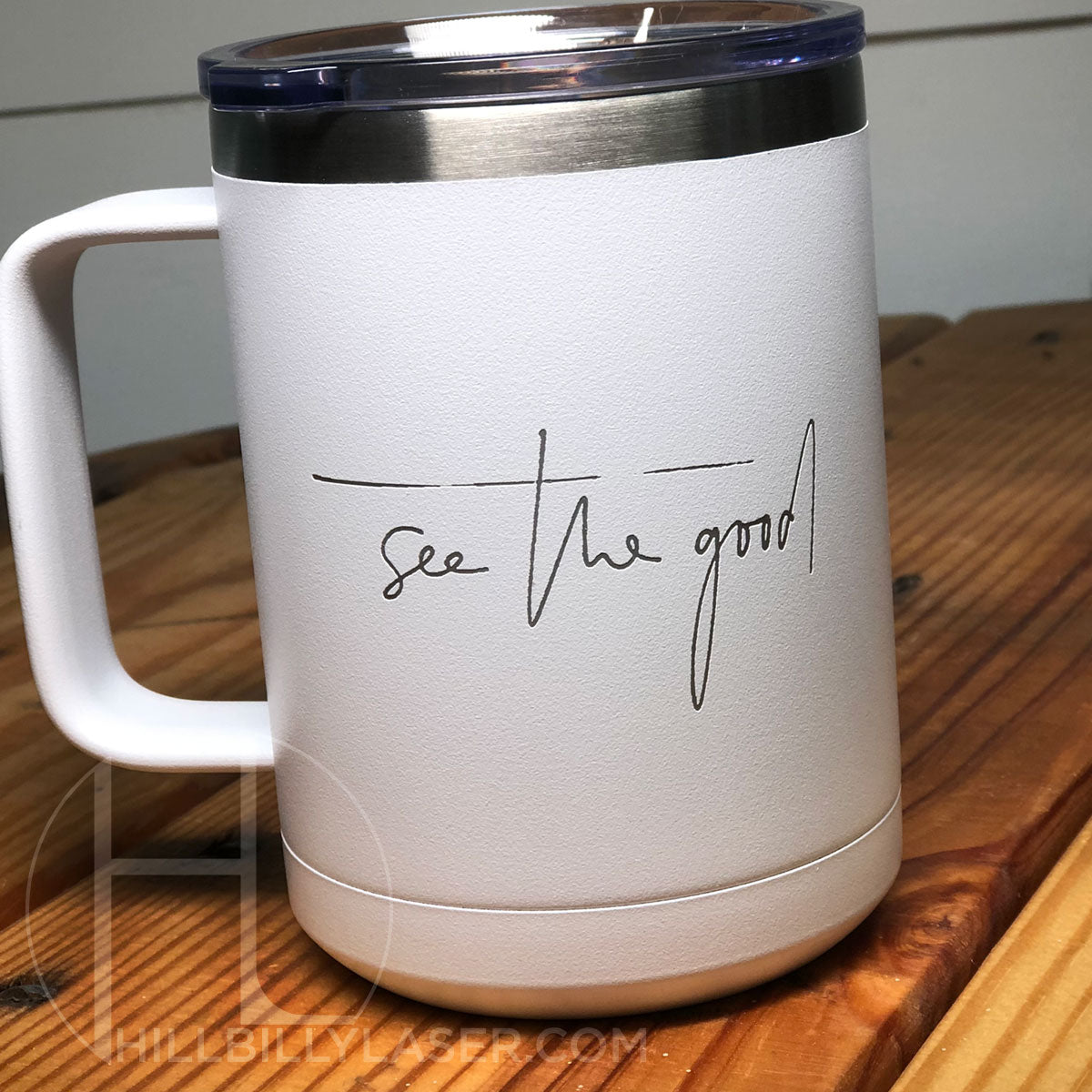 RTIC 20 Oz Travel Cup Coffee Mug Laser Engraved Monogram Coffee