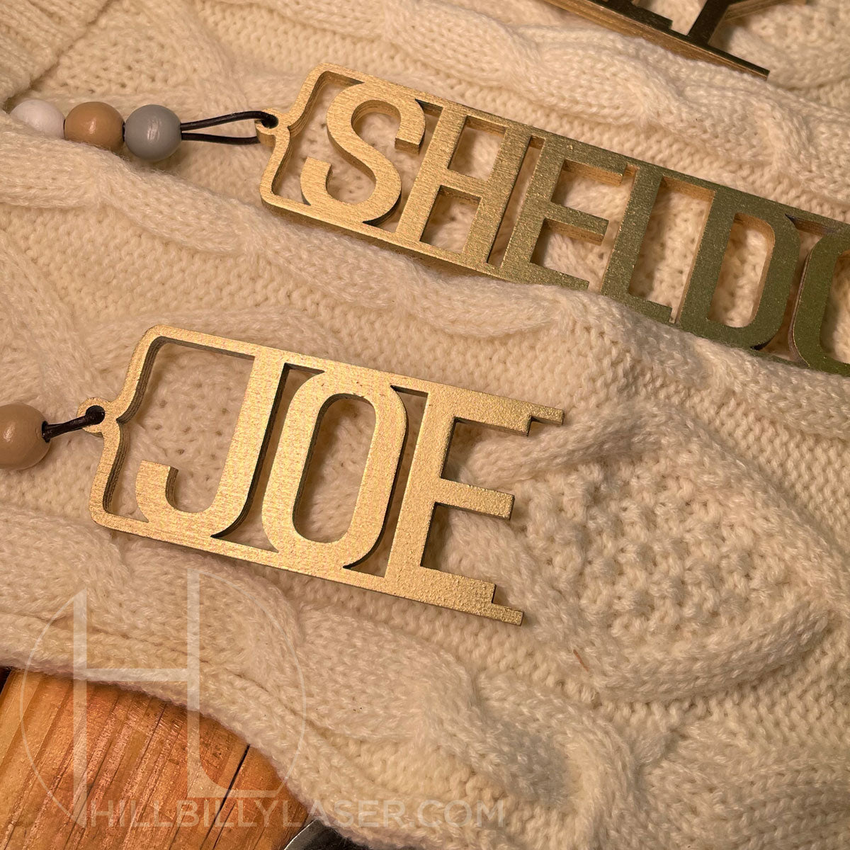 Stocking Markers - Block - Hillbilly Laser