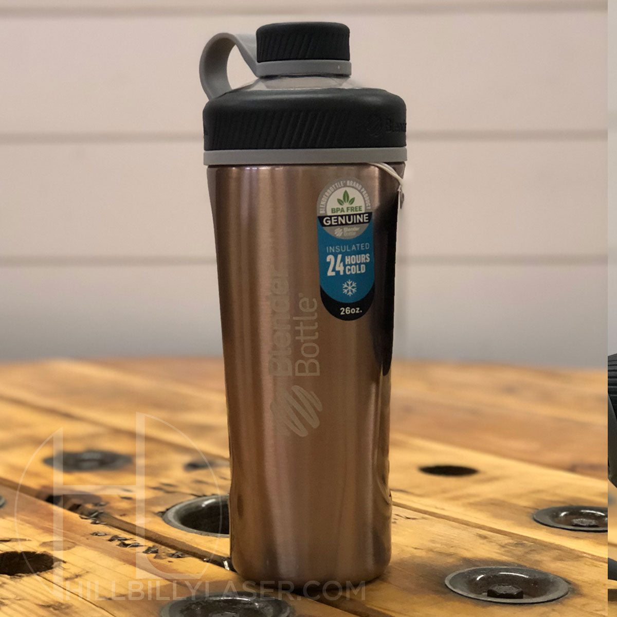 Custom Blender Bottle, Personalized Stainless Insulated Radian Protein  Shaker 26oz