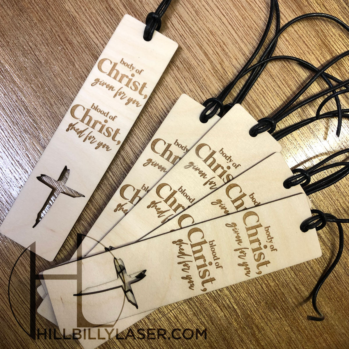 Wooden Bookmark - Hillbilly Laser