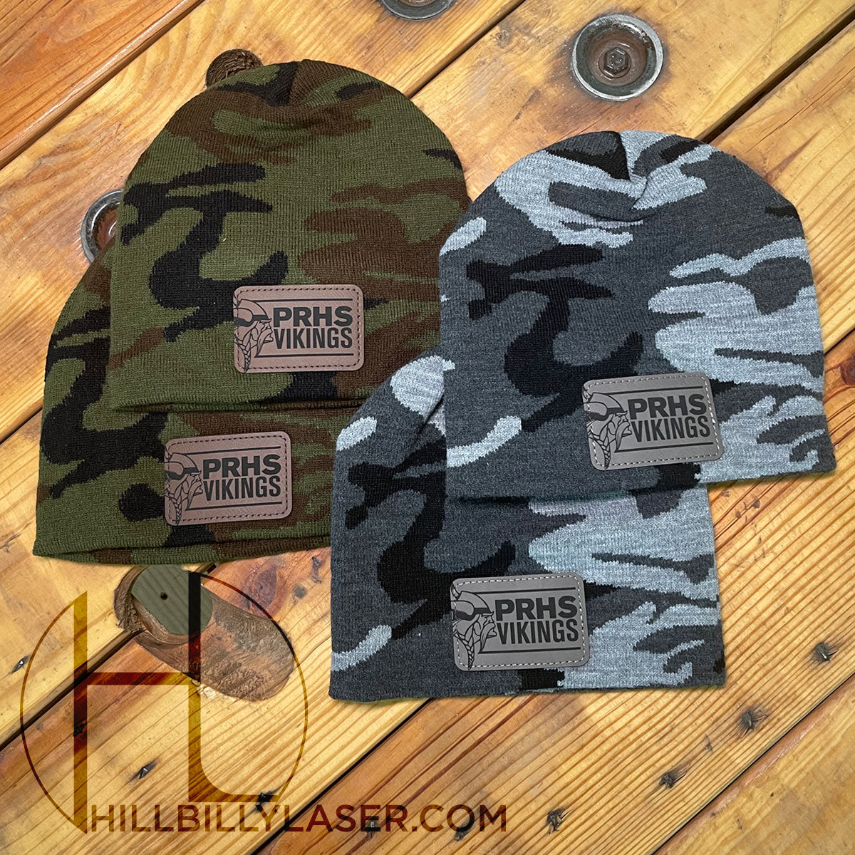Camo Beanie - Hillbilly Laser