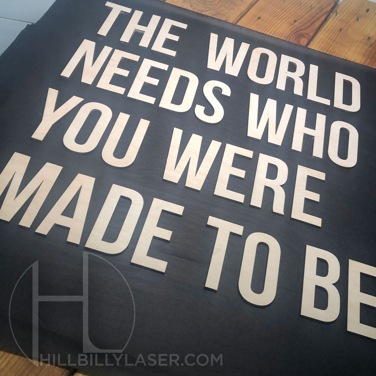 Die Cut Block Letters - Hillbilly Laser