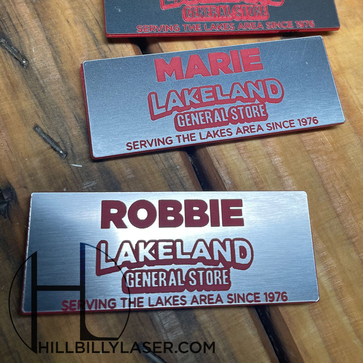 Magnetic Name Tag - Hillbilly Laser