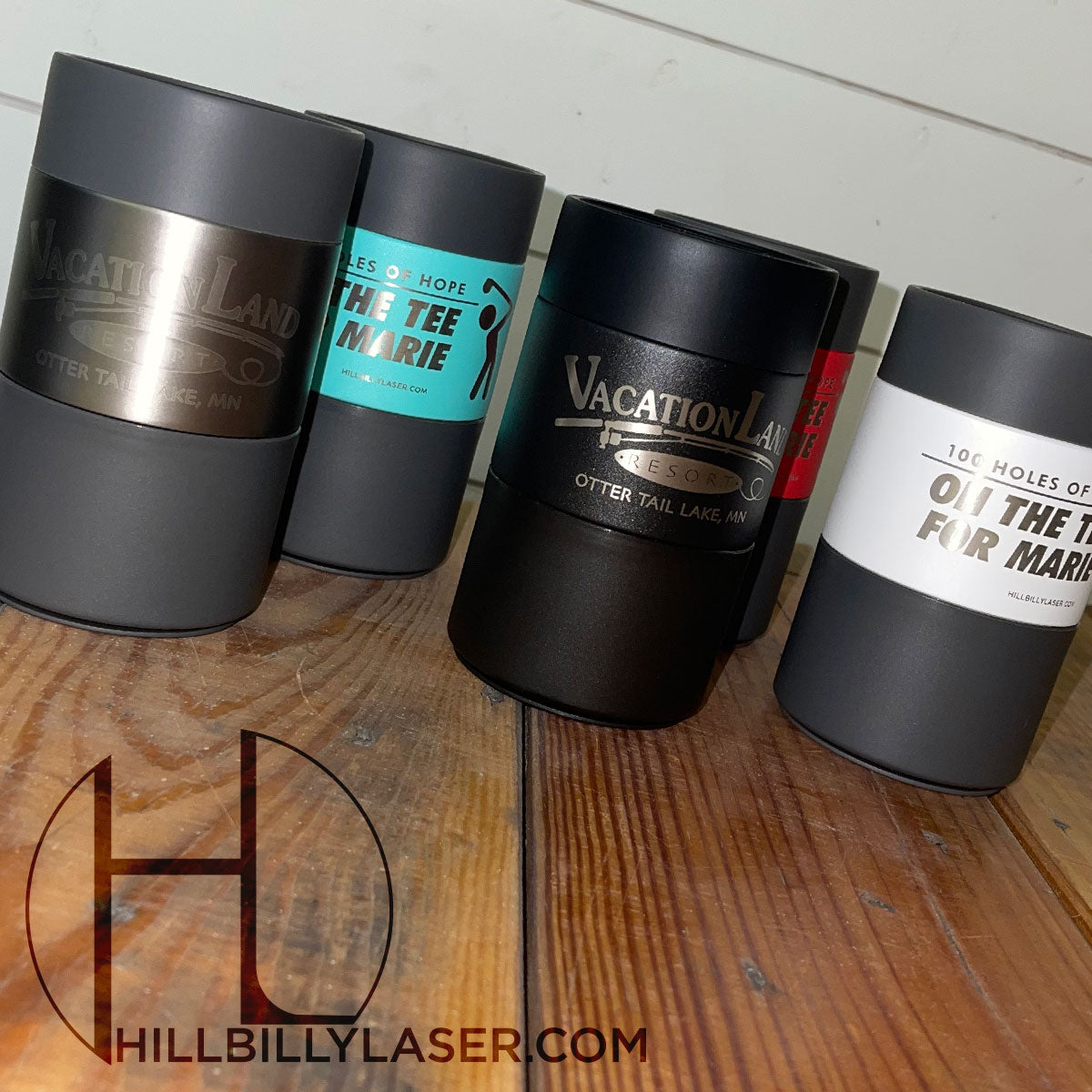 Toadfish Non-Tipping Can Cooler Hillbilly Laser - Main Image